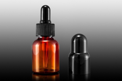 Butelka PET brązowa 25 ml