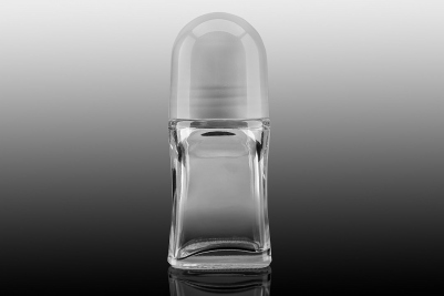 Roll-on szklany 50 ml z nakrętką PP