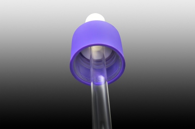 Zakraplacz dwuściankowy PP z pipetą szklaną o gwincie 20/415