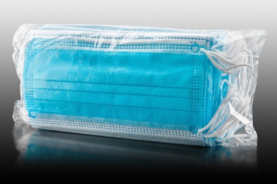 40 szt. masek ochronych na twarz, 3-warstwowe