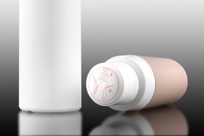 Butelka HDPE z pompką do pudrów PP