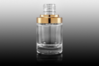 Butelka 30 ml ze złotym...