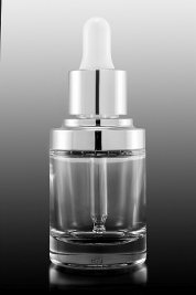 Butelka 30 ml ze srebrnym kołnierzem