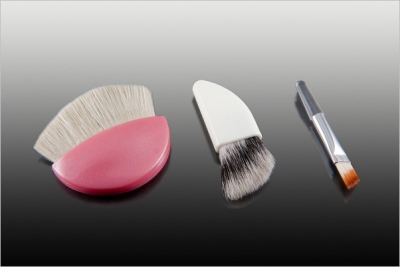 Aplikator do cieni 45mm czarny z włosiem sztucznym