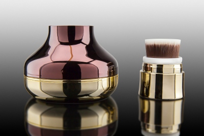 Opakowanie okrągłe na puder/róż prasowany lub sypki/kulki