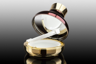 Opakowanie okrągłe na puder/róż prasowany lub sypki/kulki