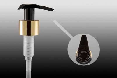 Pompka dozująca o gwincie 24/410 z aluminiowym kołnierzem