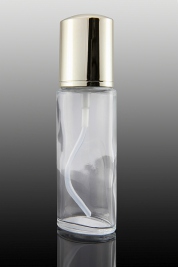 Butelka szklana eliptyczna