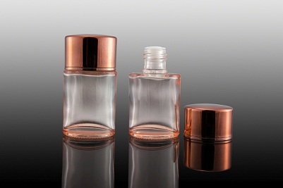 Butelka szklana eliptyczna