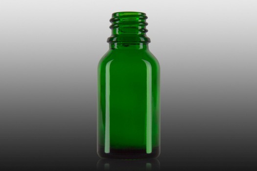 Zielone butelki szklane 